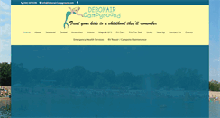 Desktop Screenshot of debonaircampground.com